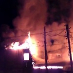Пожар в Белорецке на минирынке по ул. Ленина