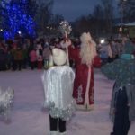 Открытие новогодней елки в Первомайском поселке