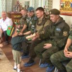Военные разведчики отметили День защитника Отечества со своими подшефными малышами