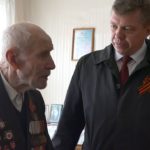 Поздравление ветерана ВОВ Василия Павловича Осокина