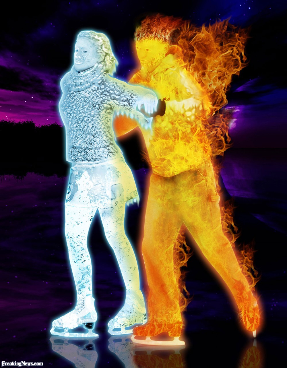 Огонь и лед человек