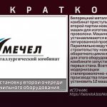 БМК начал установку второй очереди нового волочильного оборудования