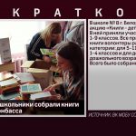 Белорецкие школьники собрали книги для детей Донбасса