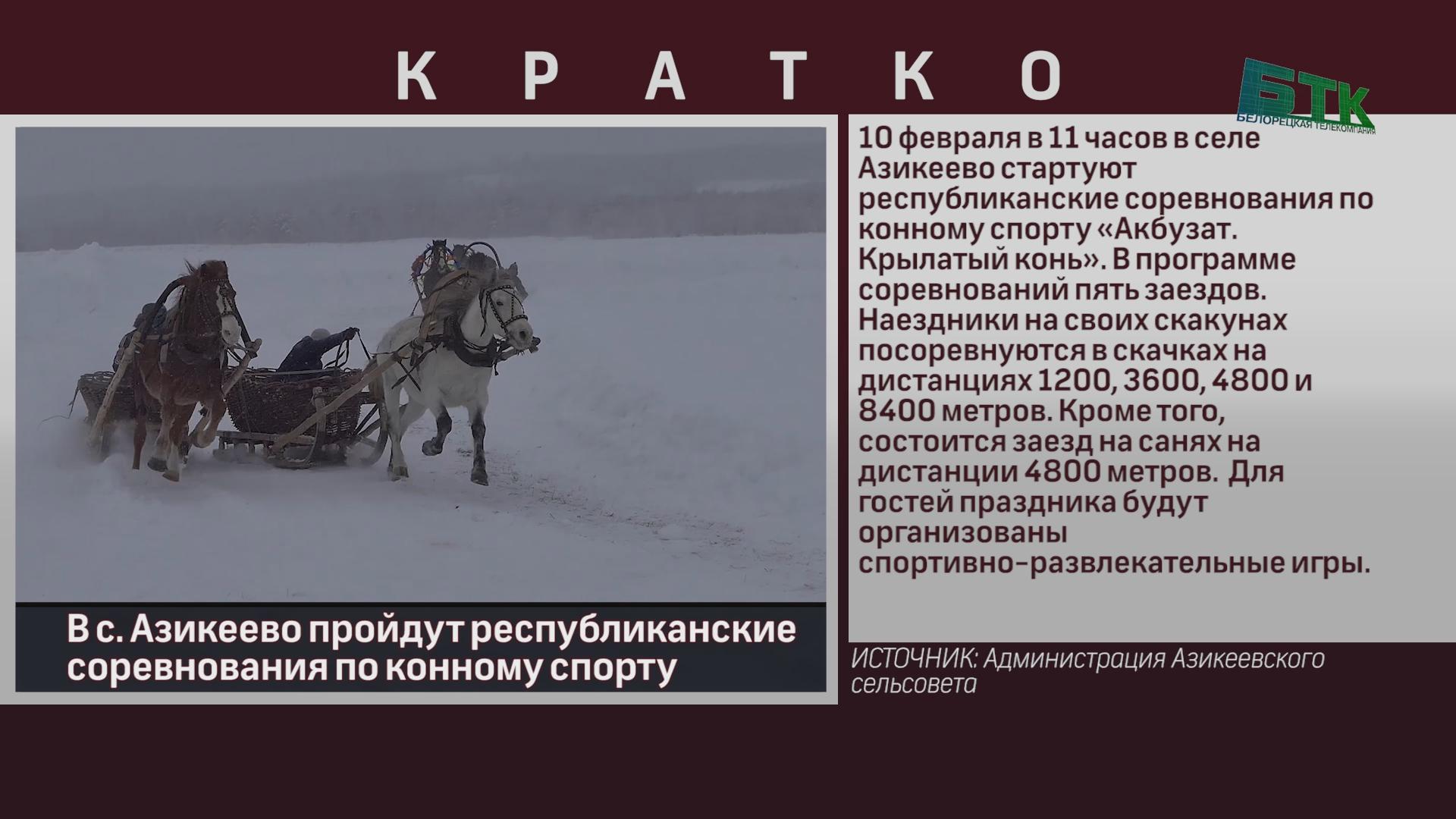 В с. Азикеево пройдут республиканские соревнования по конному спорту -  Новости Белорецка на русском языке - Белорецкая телекомпания